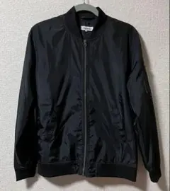 薄地アウター　ジャンパー　黒　メンズL