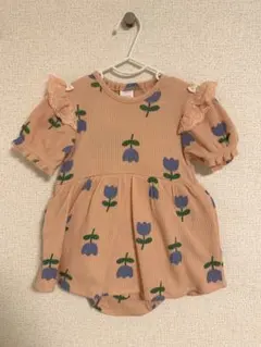 futafuta チューリップ柄 ロンパース80cm