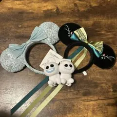 香港ディズニー スノーギース カチューシャ ポシェット セット - メルカリ
