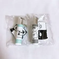 San-X キーホルダー付きリップクリーム たれぱんだ モノクロブー 2点セット