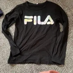 FILA ブラック 長袖カットソー　150センチ
