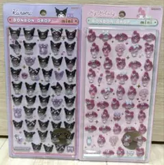 ボンボンドロップシール　ミニ　クロミ　マイメロ　サンリオ