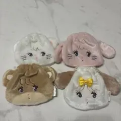 mikko characters フェイス巾着 ポーチ コンプリートセット