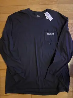 ★ Hollister ポケット付き ロングTシャツ XL 新品タグ付き★