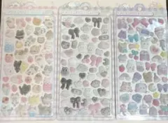 ポ*ャ様 正規品 ボンボンドロップシール ふわふわボンボン ねこねこ しろくろ