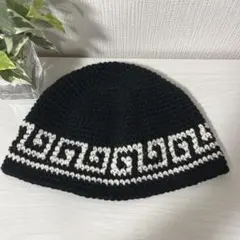 159クラシックハット☆クラッシャーハット☆バケットハット☆手編みニット帽