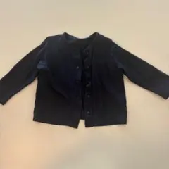 無印　無印良品　カーディガン　UVカット　ネイビー　90