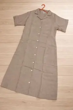 無印良品　ワンピース　リネン　麻