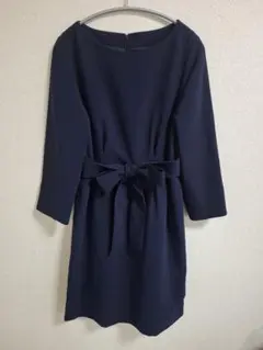 SALE!! ロペピクニック ウエストリボン ワンピース 紺