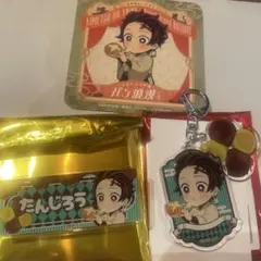 鬼滅の刃×ハートブレッドアンティーク 竈門炭治郎キーホルダー＆ネーム