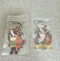 ウマ娘 シンボリルドルフ　ラバーマスコット ストラップ　アクリルキーホルダー