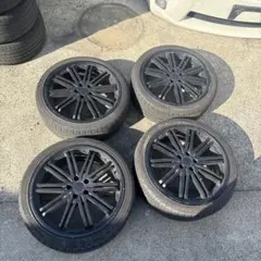 トヨタ 30プリウス純正17インチ タイヤ・黒ホイールセット 215/45R17