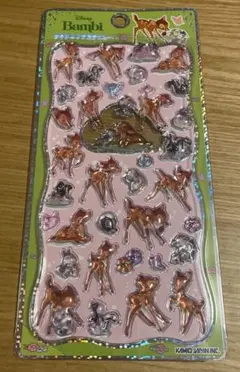 プチドロップステッカー　バンビ