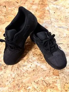 ASICS アシックス キッズ スニーカー ブラック 黒 運動靴 通学