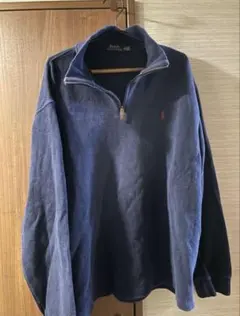 ね*し様 ラルフローレン ハーフジップ スウェット XXL 紺 ネイビー