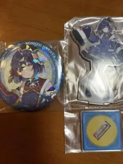 学園アイドルマスター　一番くじ　秦谷美鈴　アクスタ　缶バッジ