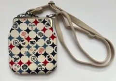 がま口バッグ　スマホショルダー　ショルダーバッグ　ポシェット　ストラップ付き