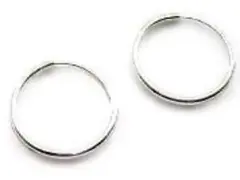 輪っか（フープ）のピアス　シルバー925