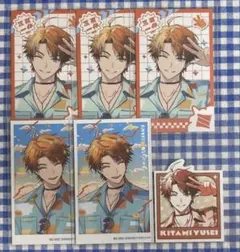 北見遊征 三ミ一体！！！！！！ランダムチェキ風カード セット - メルカリ