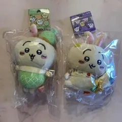 ちいかわ ご当地 北海道限定 ぬいぐるみキーチェーン うさぎ ラベンダー　メロン