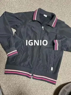 IGNIO 黒 ストライプ ジャージ L