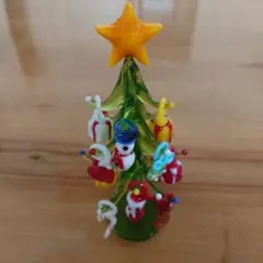 ガラス製 ミニクリスマスツリー