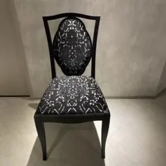 コスガ ヴィンテージ ダイニングチェア4脚/ベルベット素材 ラタン 木製 鋲打 コスガ ヴィンテージ ダイニングチェア4脚/ベルベット素材 ラタン 木製