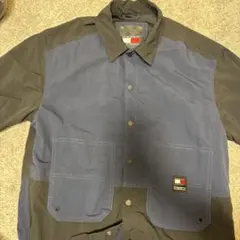 E*e様 TOMMY JEANS ワークシャツ ネイビー/ブラック