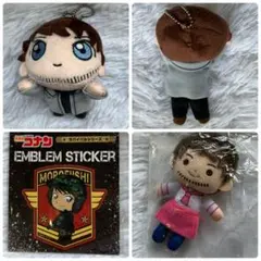 名探偵コナン 諸伏景光 寝そべり マスコット ぬいぐるみ ステッカー セット