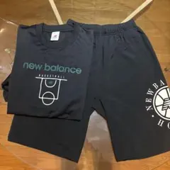 new balance バスケットボール Tシャツ＆ショートパンツセット