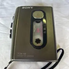 SONY TCM-40ポータブルカセットプレイヤー 通電確認済・ジャンク品