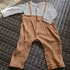 GU 女の子ロンパース80