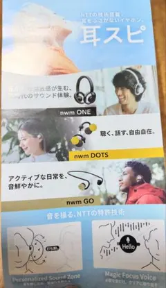 nwm 耳をふさがないイヤホン 耳スピ　割引クーポンのサムネイル