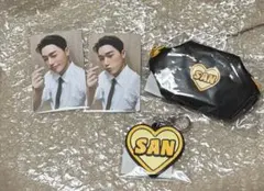 ATEEZ FCくじ キャンディポーチ トレカ　キーリング　セット サン