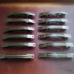 バレッタ 金具 12個セット