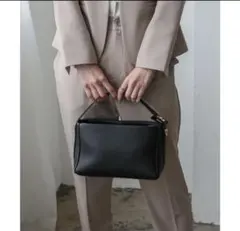 2way ハンドバッグ ショルダーバッグ ブラックのサムネイル