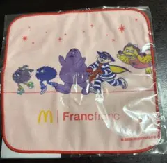 マクドナルド ピンク　ハンドタオル　Francfranc フランフラン