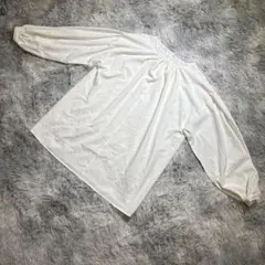 【極美品】INGNI イング（M）長袖 ブラウス 白 ホワイト キレイめ