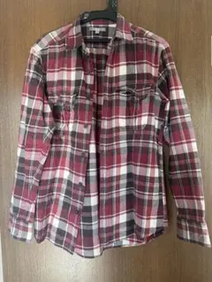 UNIQLO ユニクロ フランネルチェックシャツ ネルシャツ M