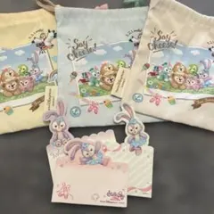 東京ディズニーシー ダッフィー 巾着 メモ帳 セット
