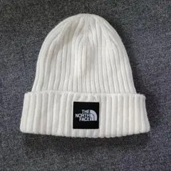 THE NORTH FACE ニット帽　オフホワイト