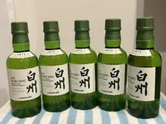 白州　ウィスキー　180ml 5本セット　HAKUSHU サントリー 白州 シングルモルト 180ml 5本セット - メルカリ