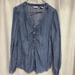 Levi's デニムブルー 長袖シャツ S