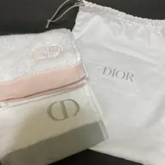 Christian Dior タオルハンカチ 2枚セットノベルティのサムネイル