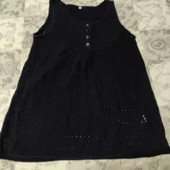 無印良品　 ノースリーブ ニット タンクトップのサムネイル