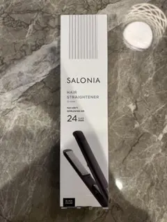 新品未使用 SALONIA ストレートアイロン 24mm BLACK ブラック