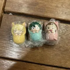 僕のヒーローアカデミア　おくるみますこっとチャーム　緑谷　爆豪勝己　麗日お茶子