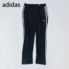 adidas アディダス ジャージ パンツ 3本ライン 黒 S スポーツウェア'