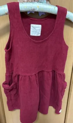 【子供服】ワンピース　赤色　110センチ