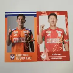 加藤徹也　アルビレックス新潟　プレイヤーズフォトカード